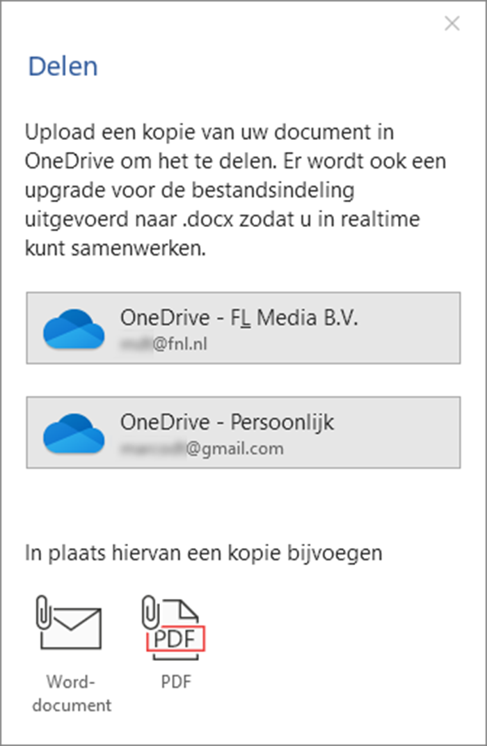 In plaats van ‘Iedereen met de koppeling kan bewerken’ kun je bijvoorbeeld een verloopdatum opgeven of bewerken niet toestaan.