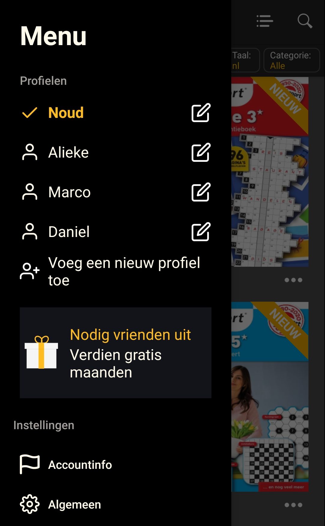 gratis lezen account delen gebruikers profiel