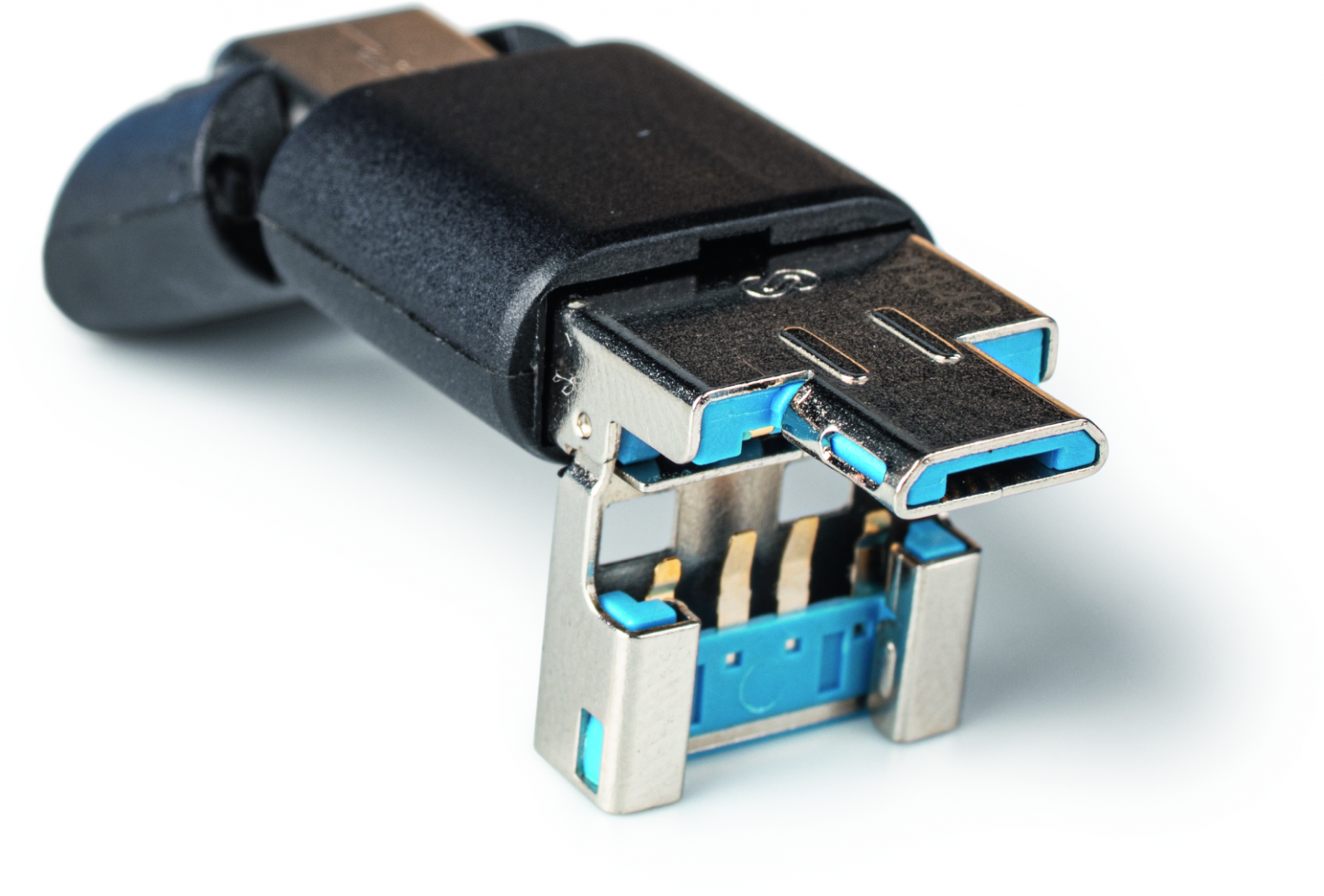 Usbstick voor smartphone en pc met USBA en USBCplug c't