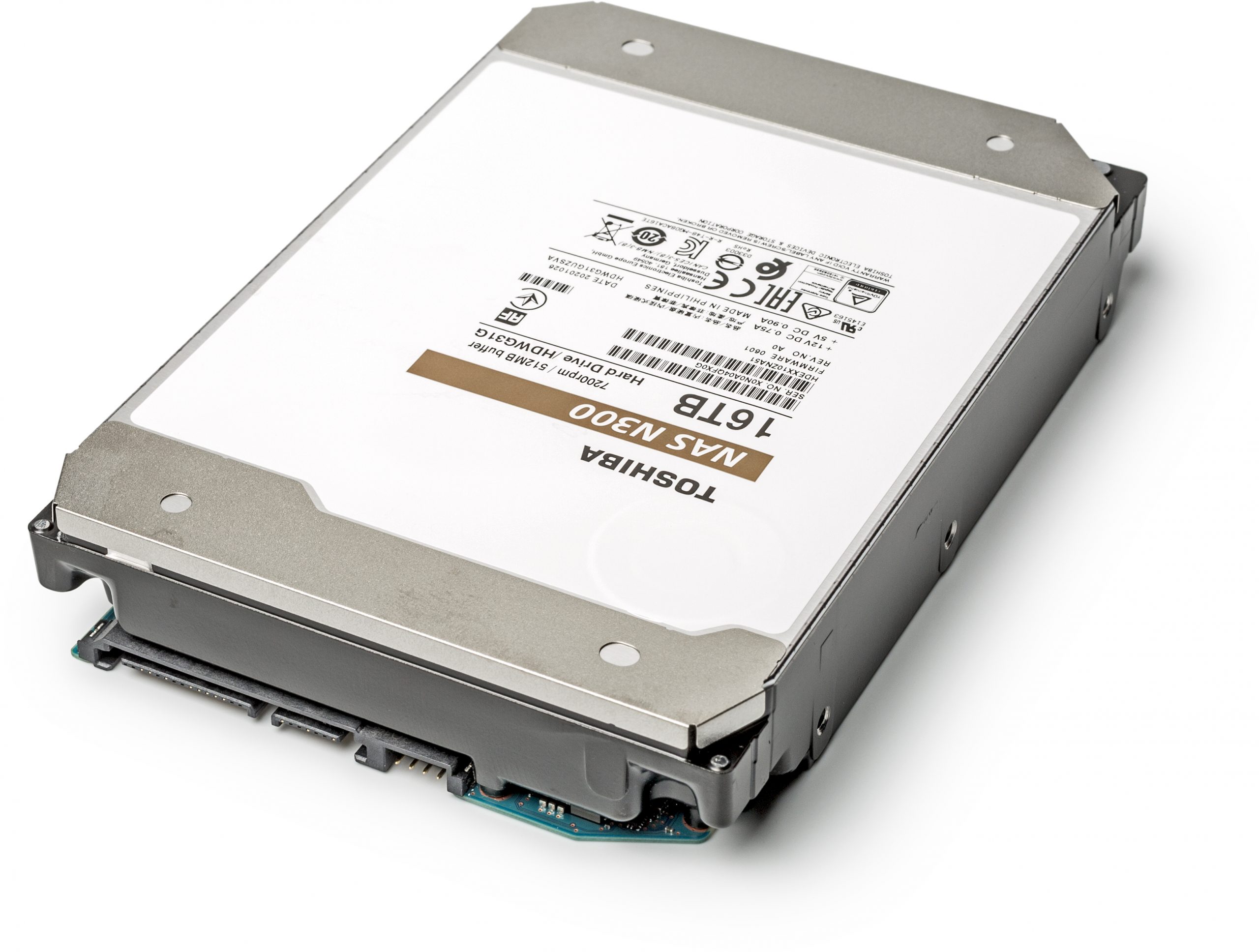 thumbnail voor Toshiba N300: NAS-schijf met 16 TB