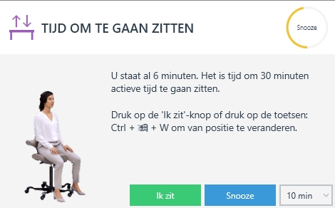 WORK & MOVE zit-sta reminder