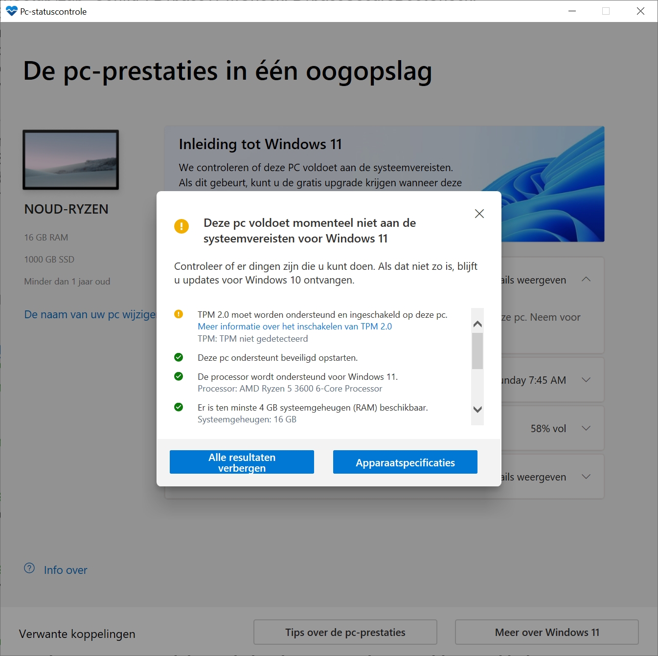 Windows 11 PC Health Check