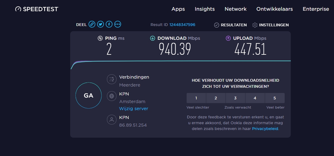 Fritzbox speedtest