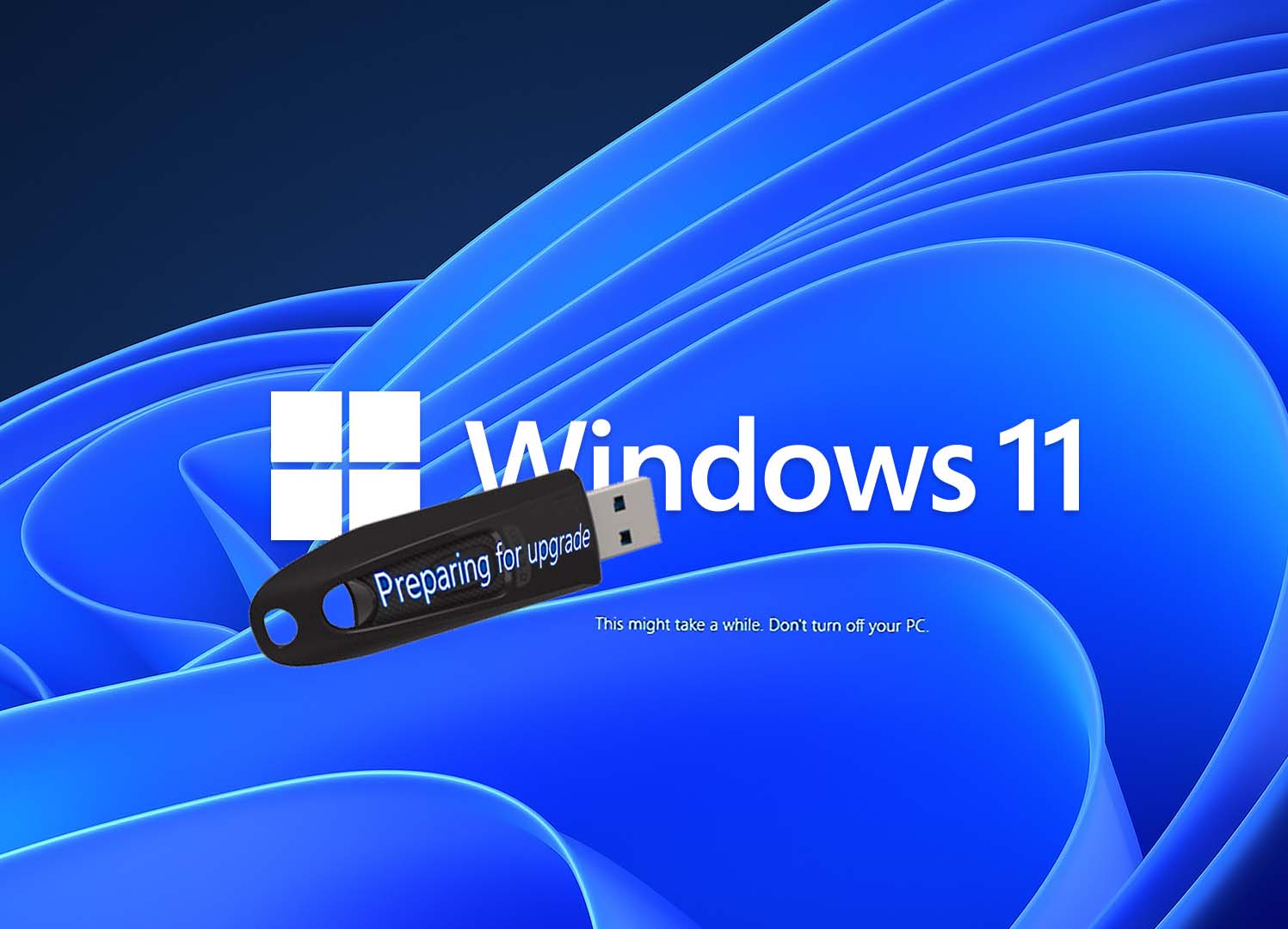 thumbnail voor Windows 11 installeren van usb-stick – upgrade van Windows 10