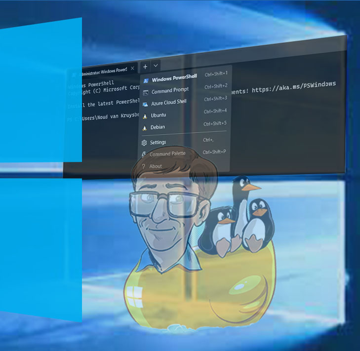 thumbnail voor Windows Subsystem for Linux installeren met commandline