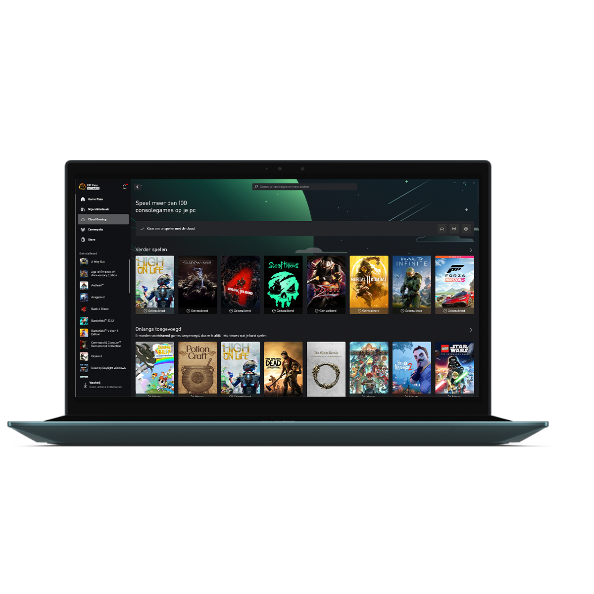 Cloud gaming met FRITZ!Box