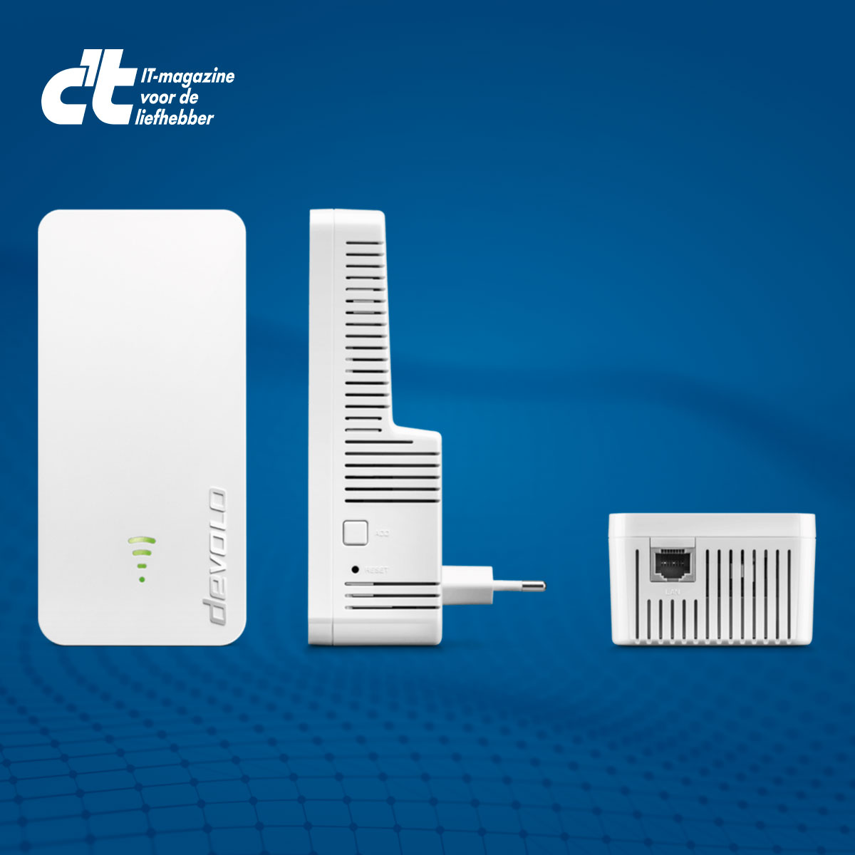 Devolo Répéteur 3000 WiFi 6 : Amplificateur Wifi Haut Débit Internet Compatible Avec Toutes Les Box Internet 3000 Mbits, 1 Port Ethernet, Point D'accès, Prise Française 7102, Blanc