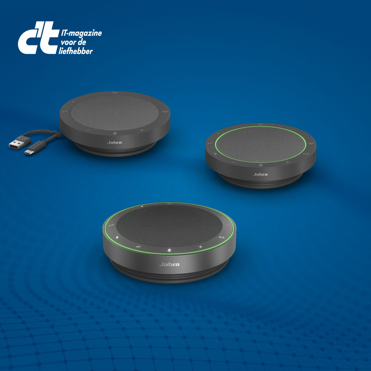 thumbnail voor Jabra Speak2-serie gelanceerd: luidsprekers voor hybride vergaderingen