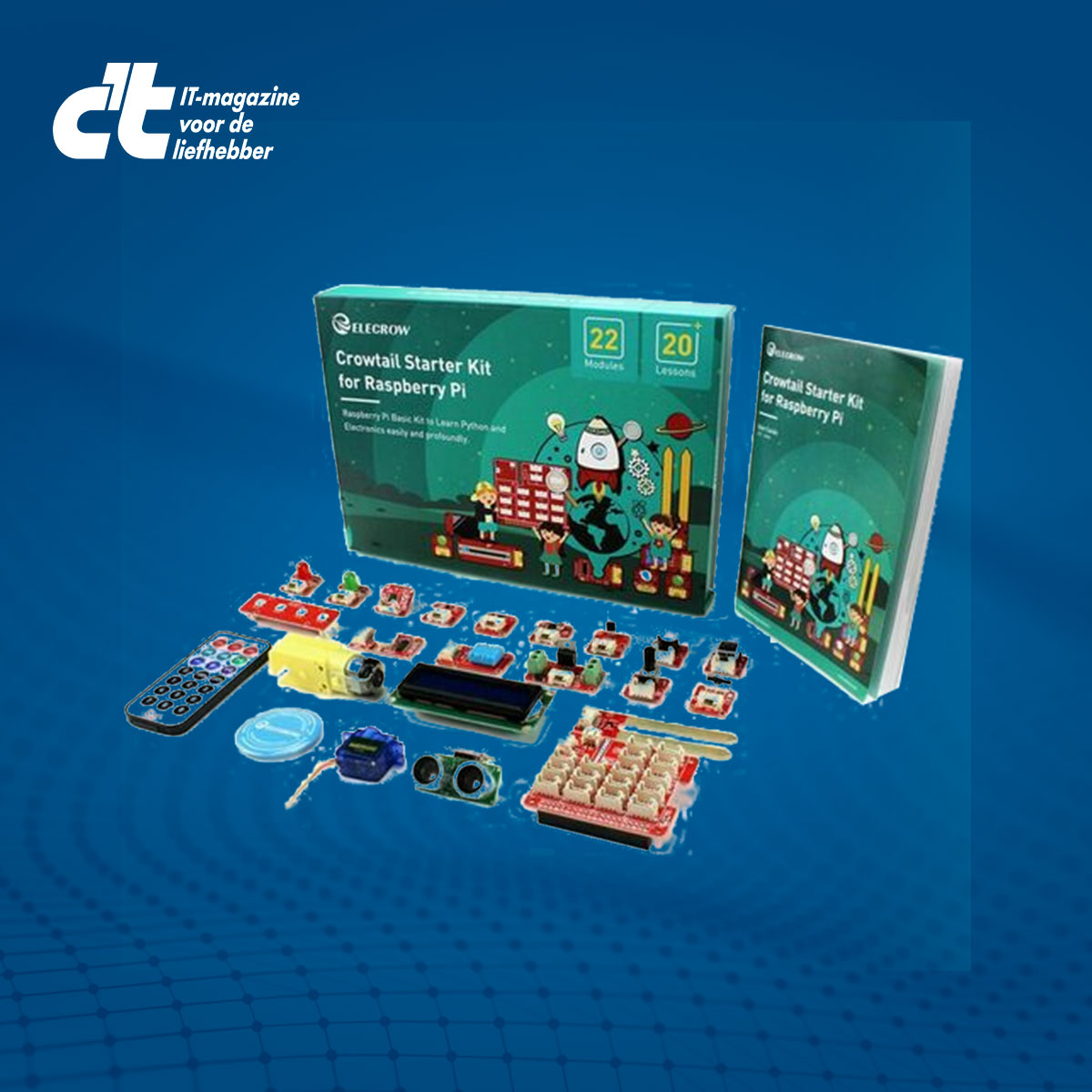 Elecrow CrowTail Starter Kit for Raspberry Pi review