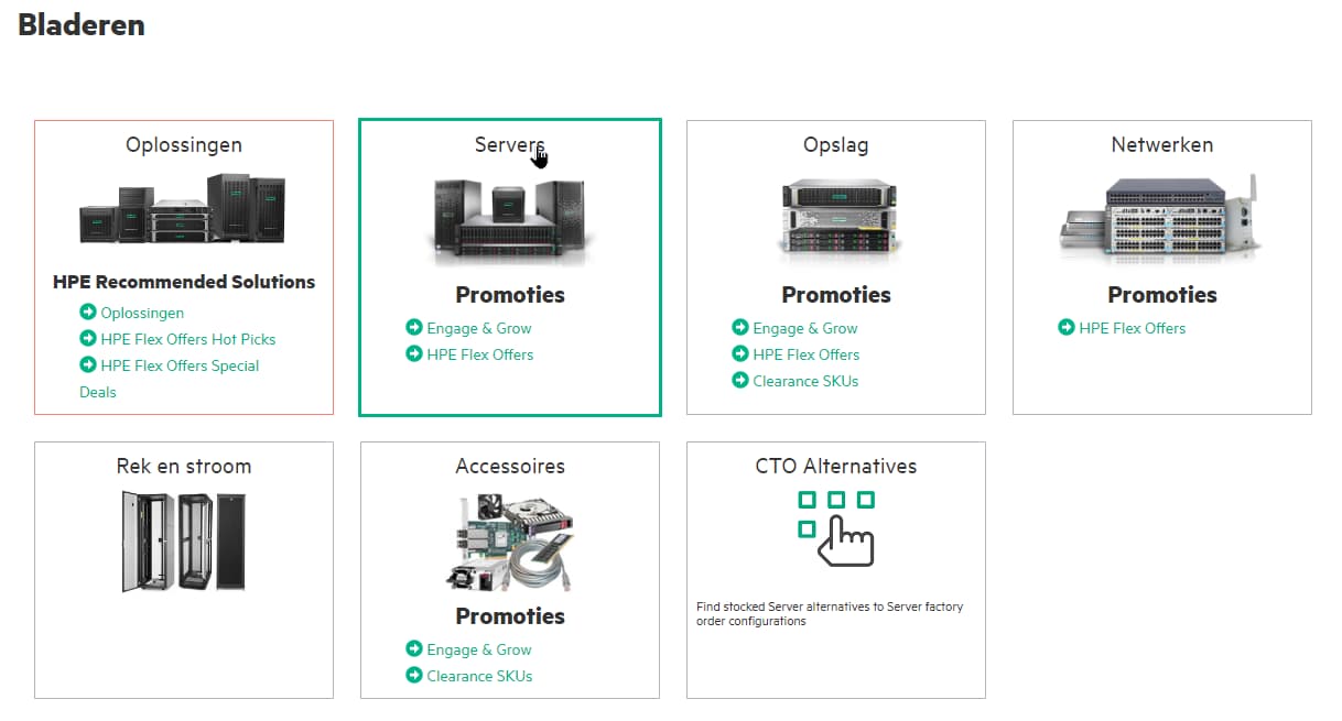 server configuratie samenstellen met iQuote