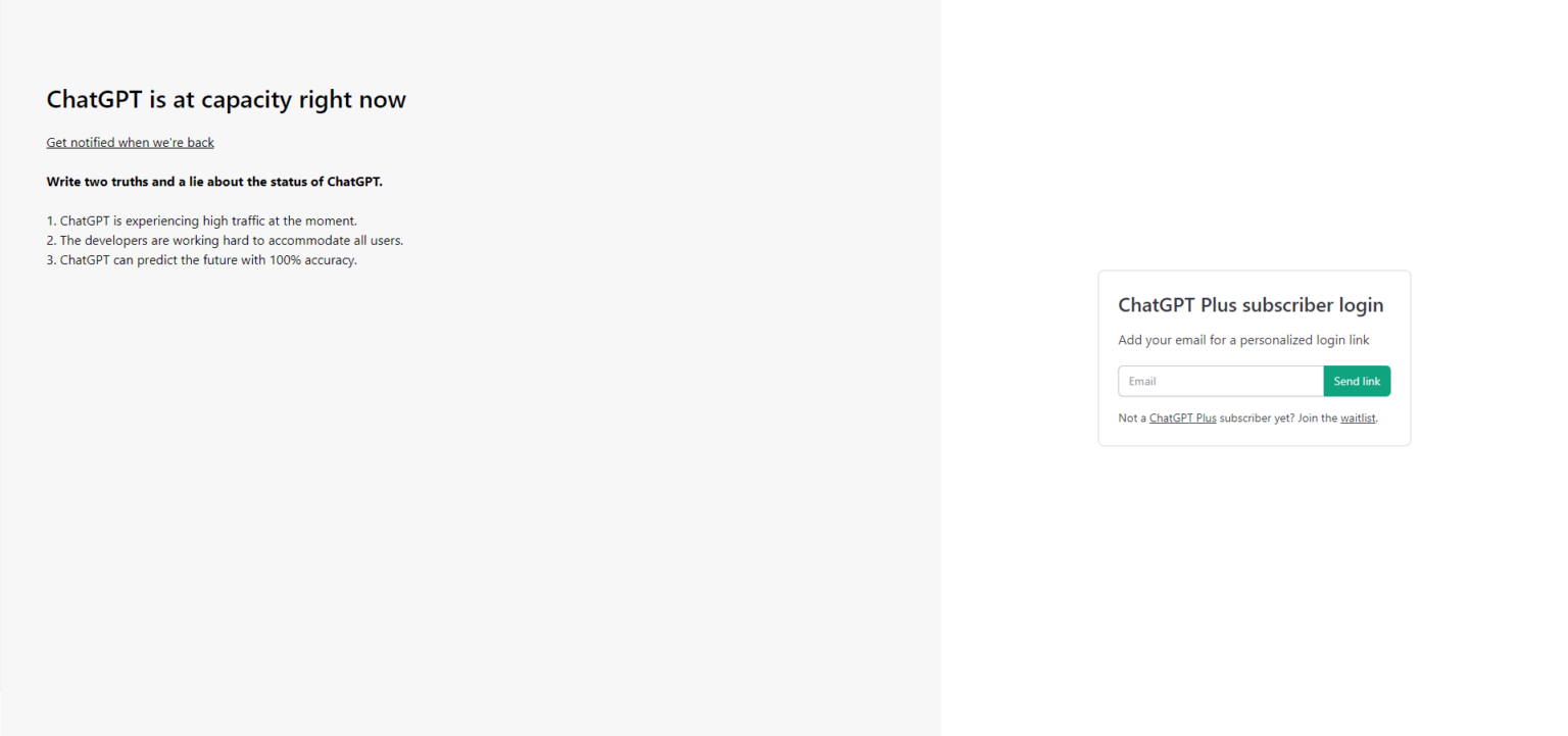 Chat GPT werkt niet? Dit kun