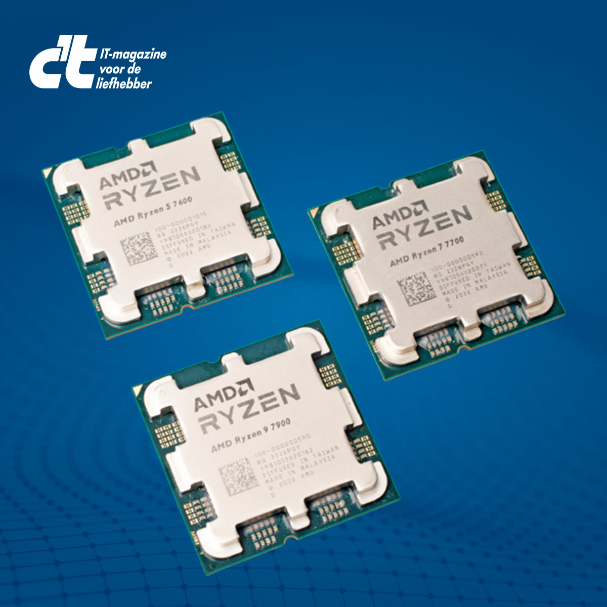 Nieuwe AMD Ryzen 7000 series met zes, acht en twaalf kernen in de test