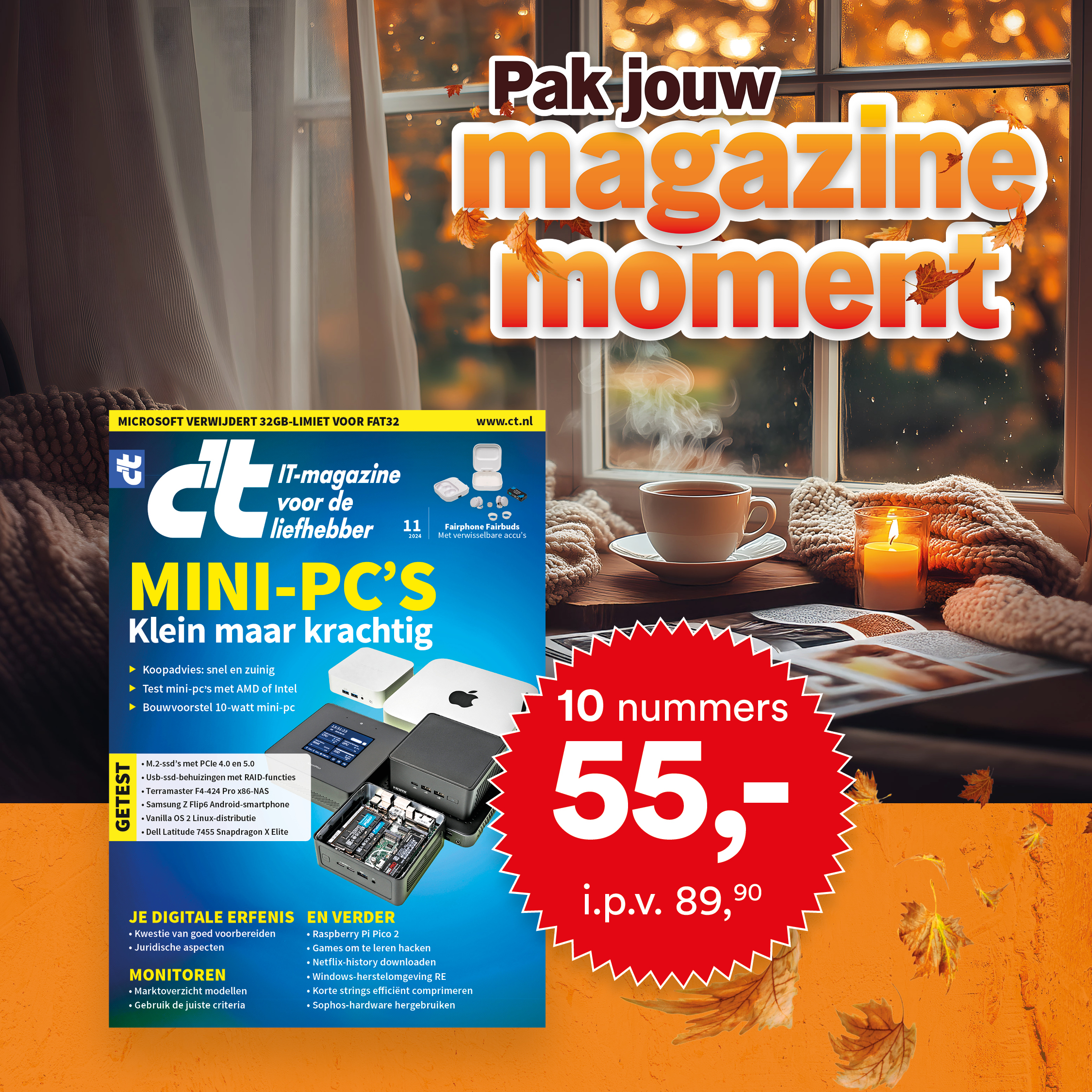 thumbnail voor Allerlaatste kans: pak jouw magazine moment met c’t