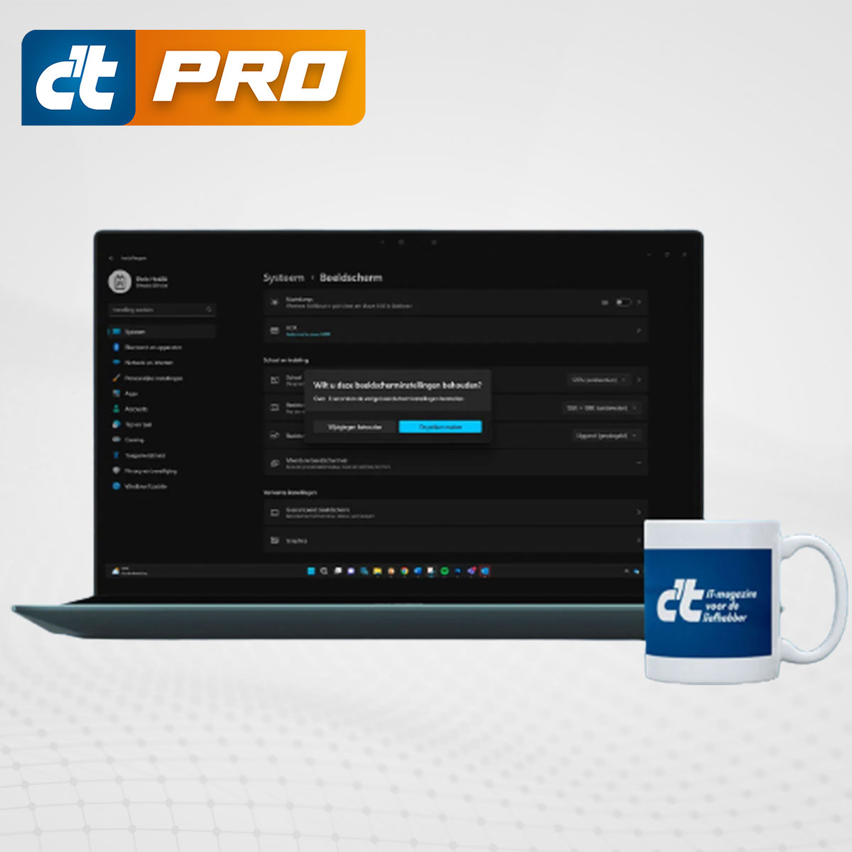 thumbnail voor Beeldscherm draaien op laptop of computer: 3 manieren hoe dat kan