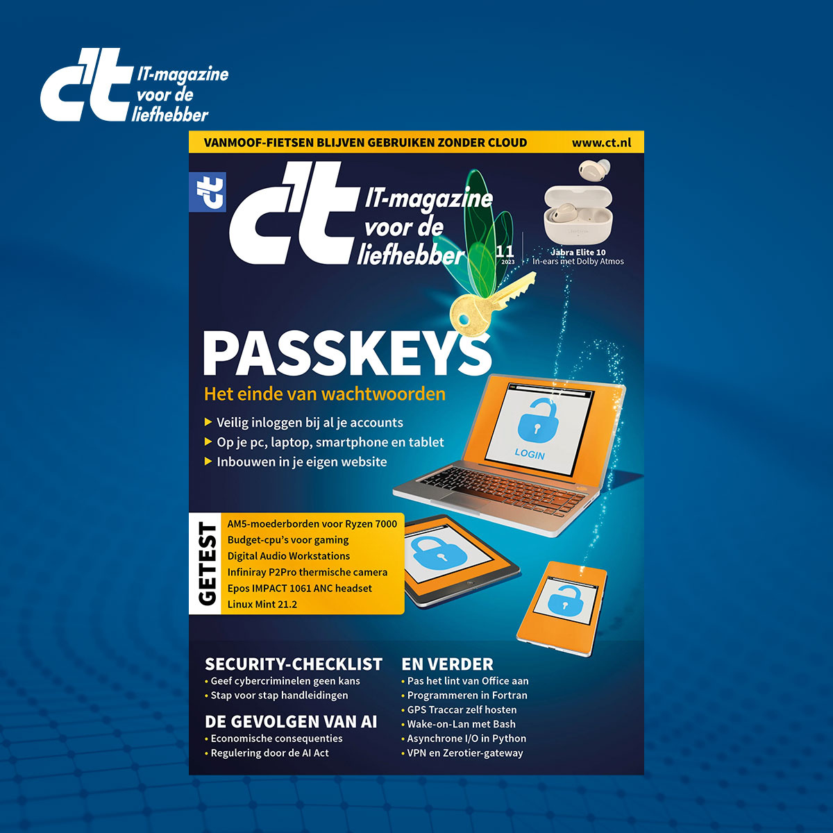 thumbnail voor Passkeys- c’t magazine 11/2023 staat voor je klaar