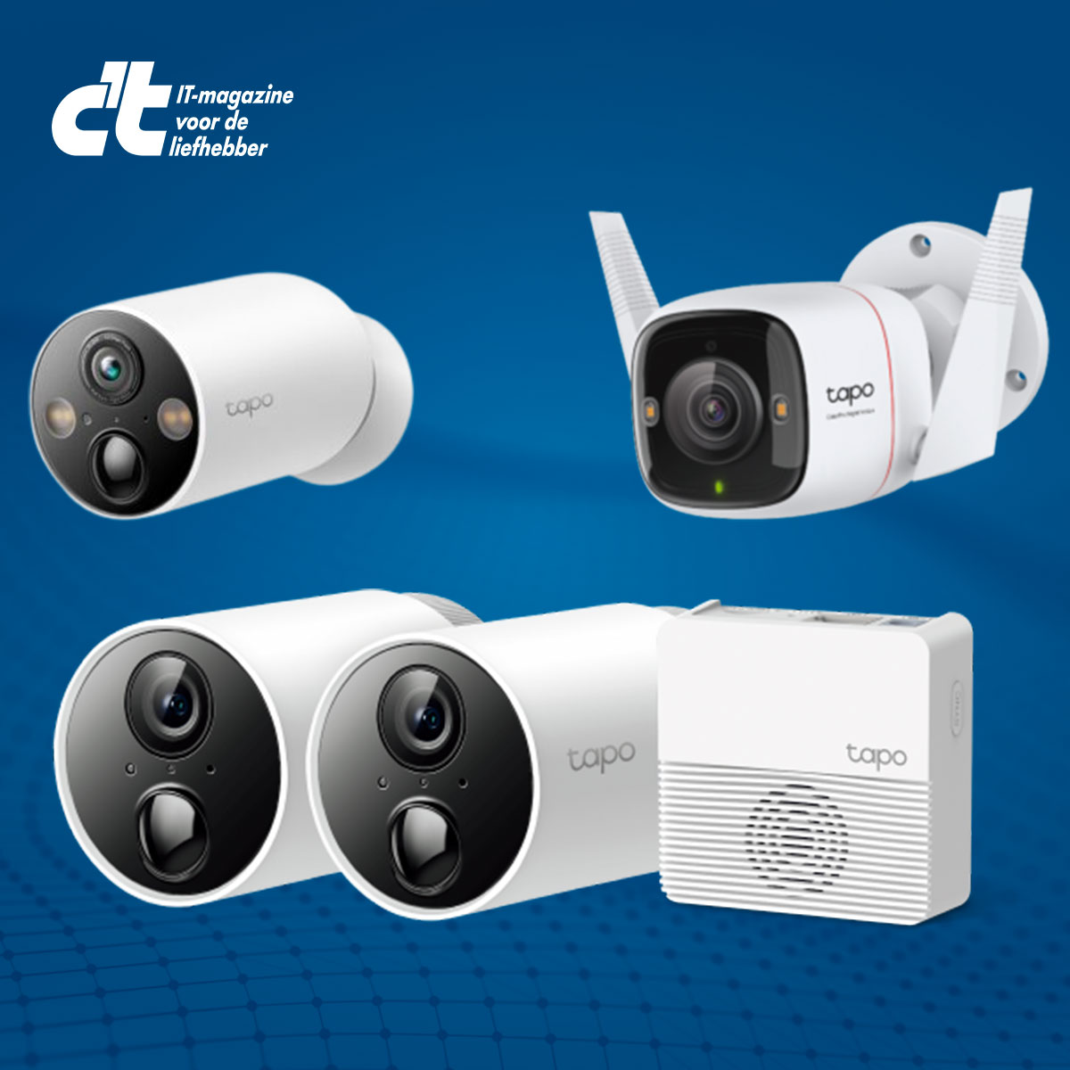 Dit zijn de beste bewakingscamera voor buiten mét nachtzicht van Tapo