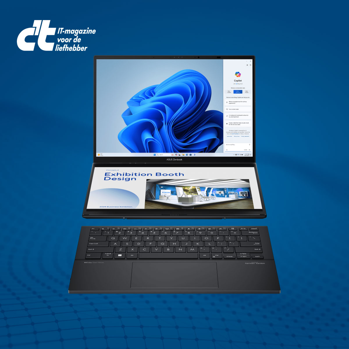 Asus onthult nieuwe ZenBook Duo met identieke dubbele schermen