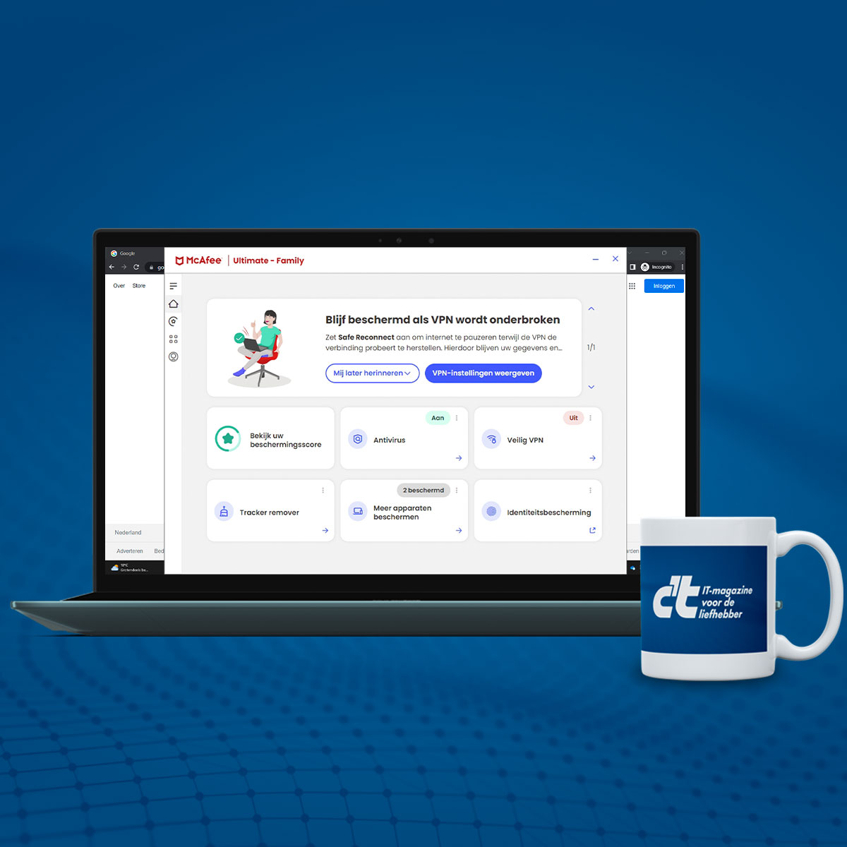 thumbnail voor McAfee+ review: nieuwe antivirustechniek mét kunstmatige intelligentie