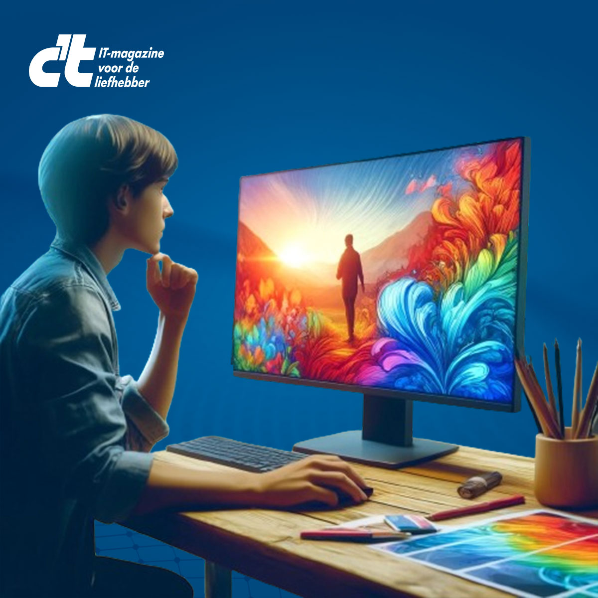 thumbnail voor AI foto maken: zo genereer je snel en simpel mooie afbeeldingen met AI