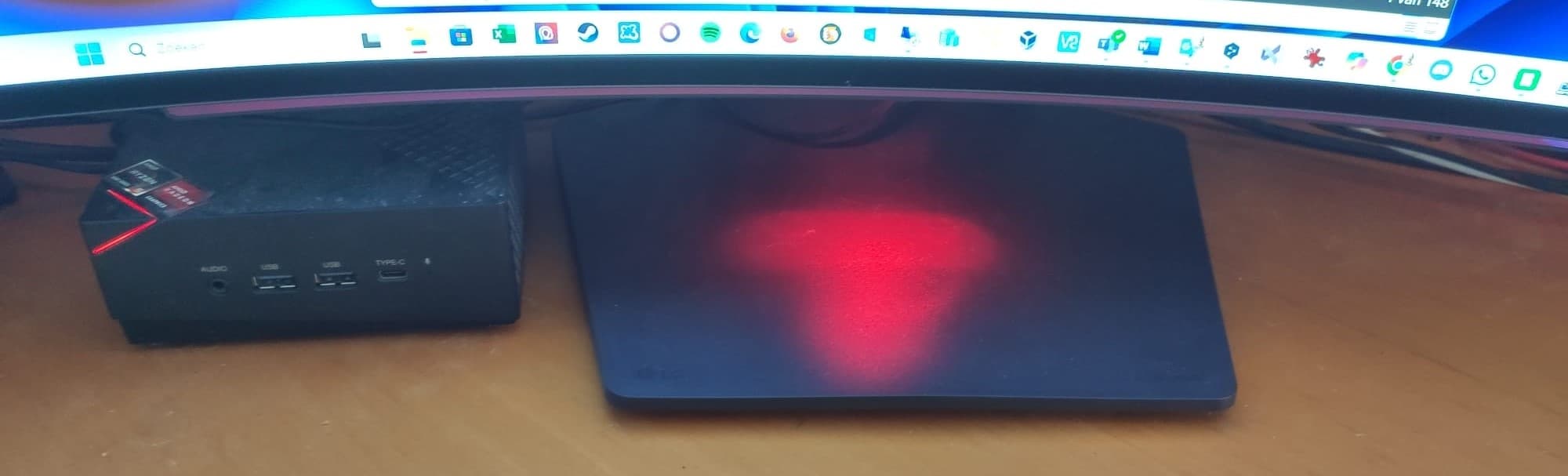 LG monitor voet compact