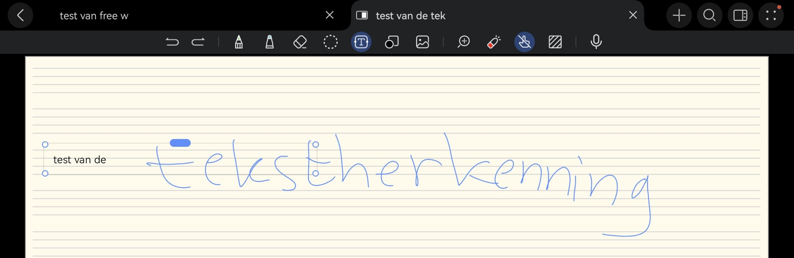 MatePad Pro tekstherkenning met M-Pencil