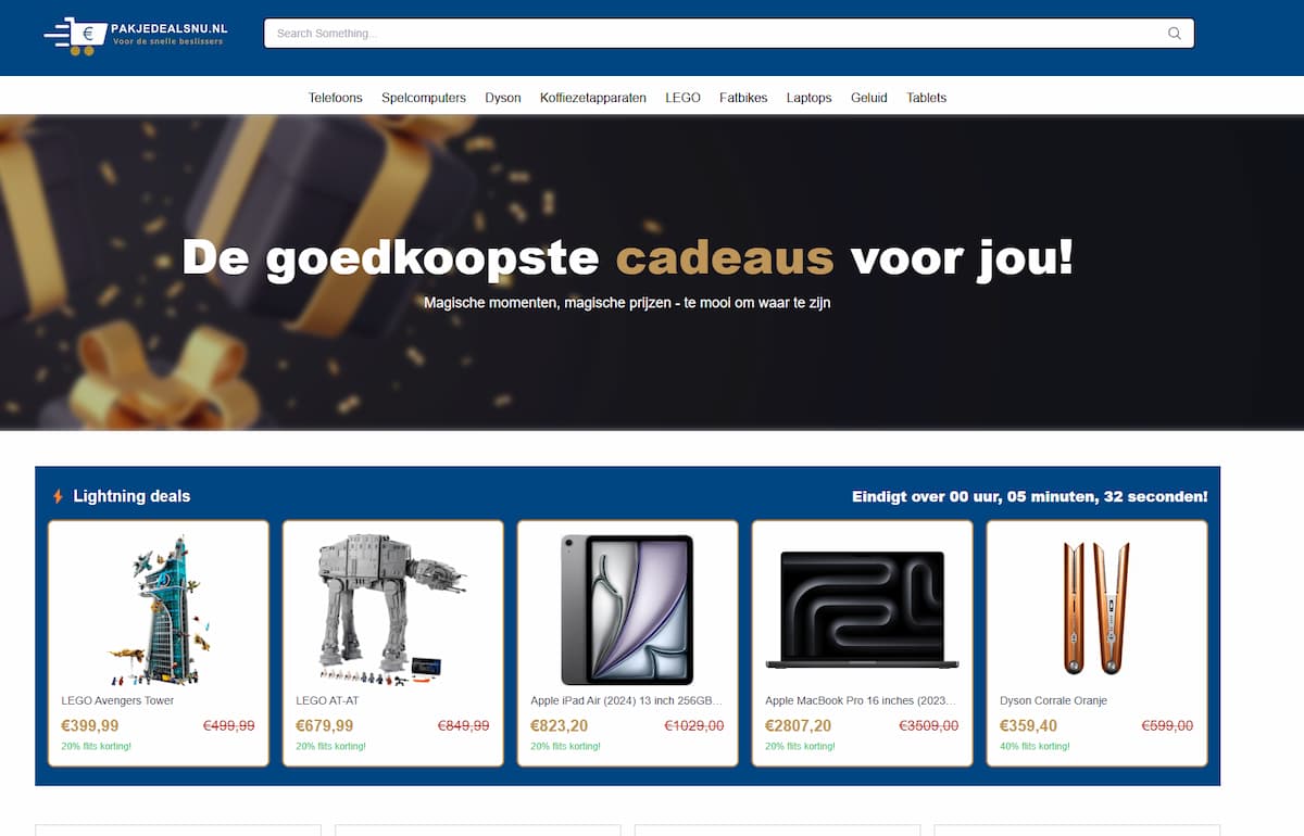 Black Friday oplichting nepwinkel nepdeal