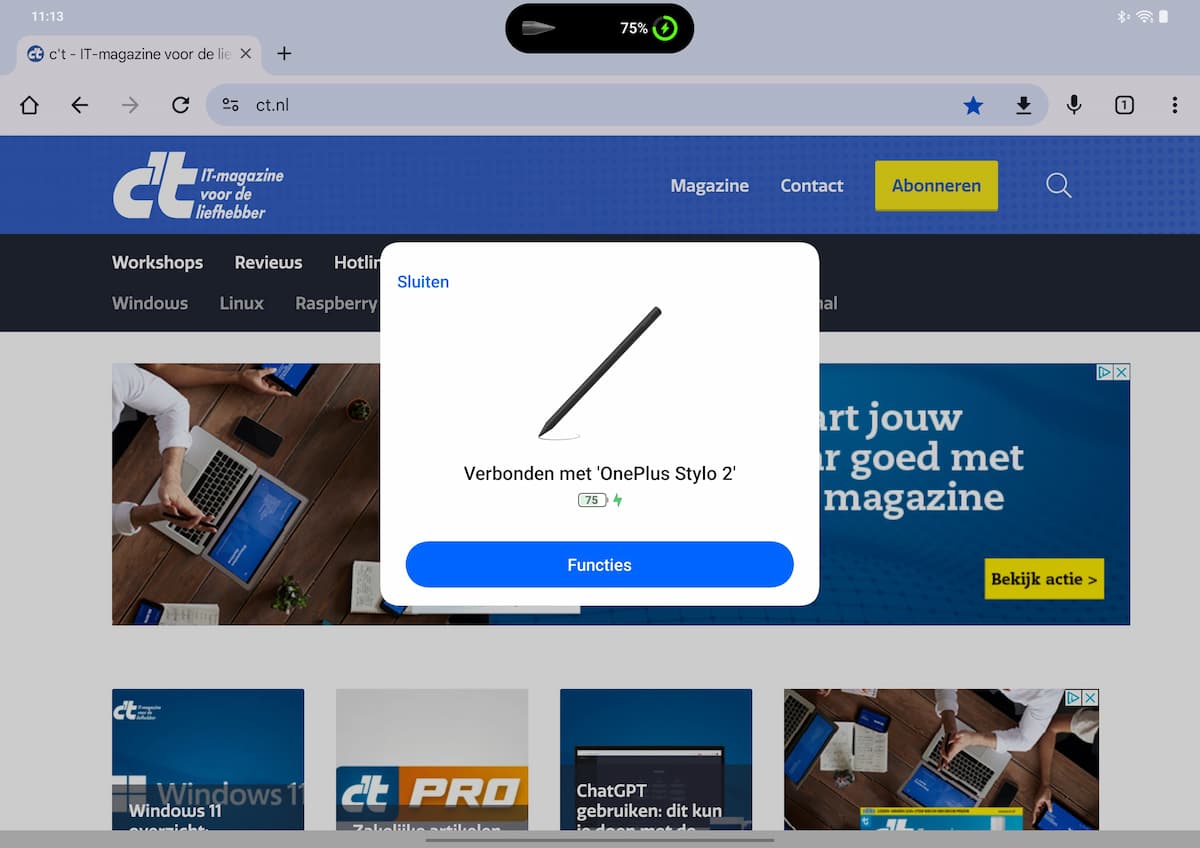 OnePlus Stylus 2 koppelen