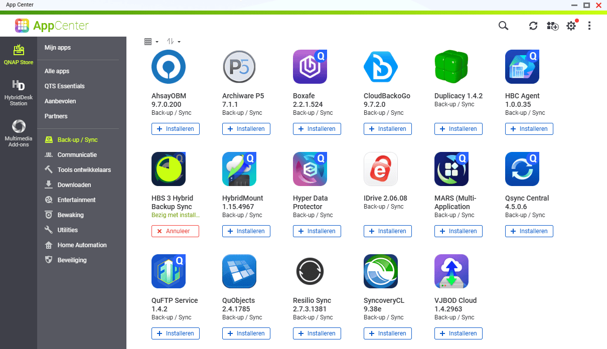 qnapp app center
