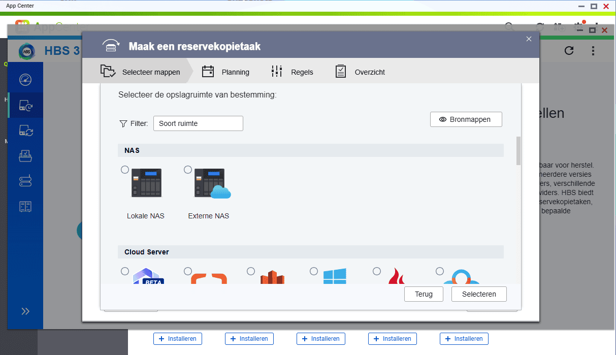 qnappp backup HBS 3 Hybrid Backup Sync app