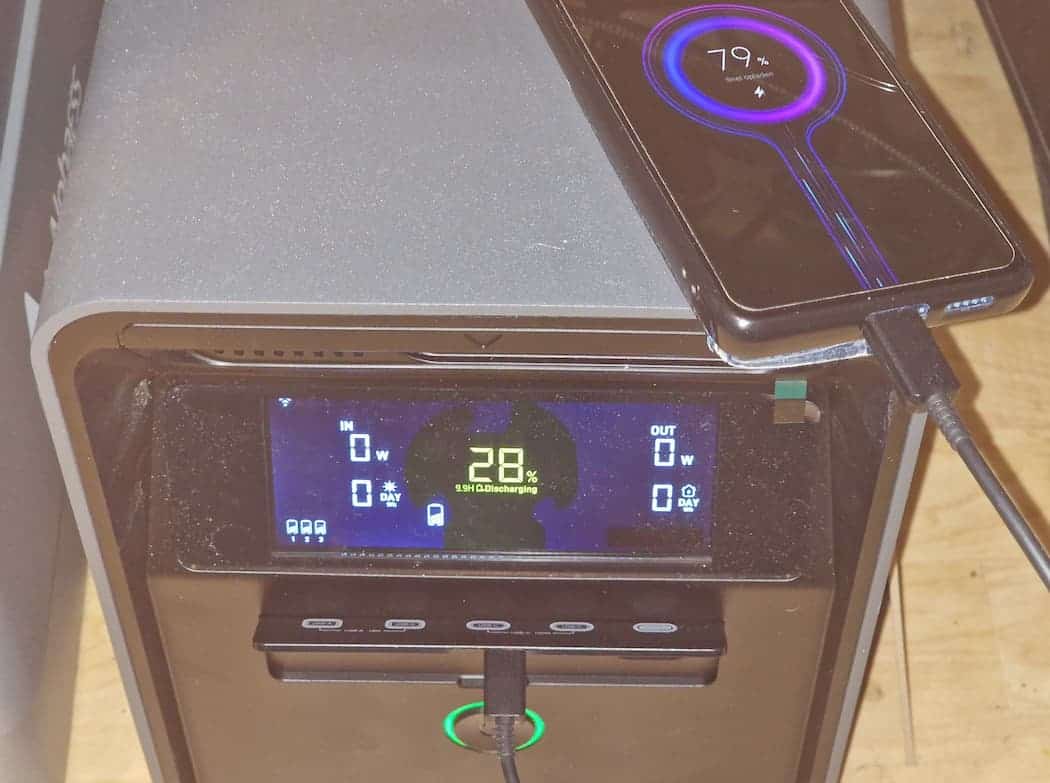 thuisbatterij noodstroomvoorziening en usb-apparaten opladen met EvaPower