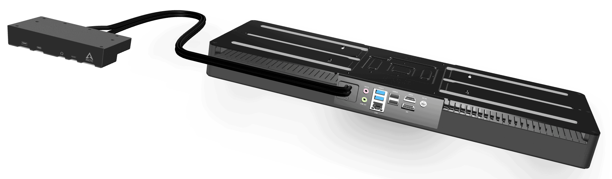 Arctic senza 5700G aansluitingen