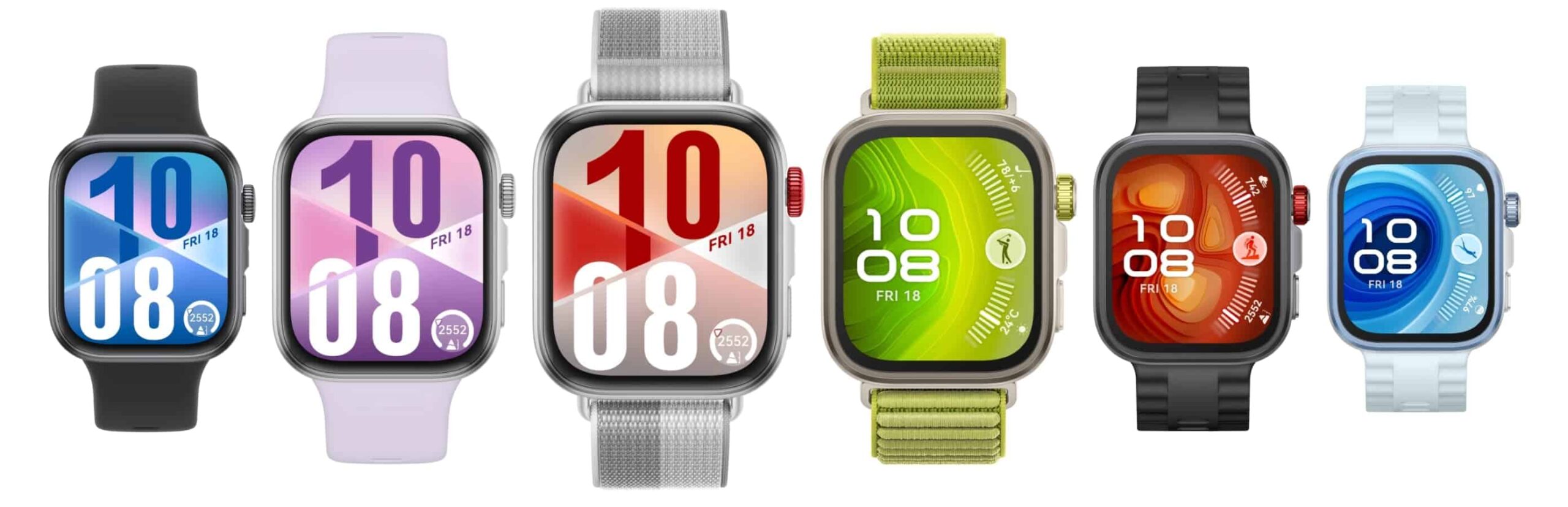 Huawei Watch Fit 4 Pro kleuren stijl bandjes