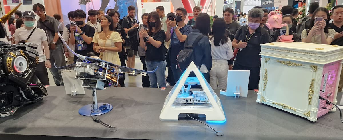 exotische pc behuizingen op Computex