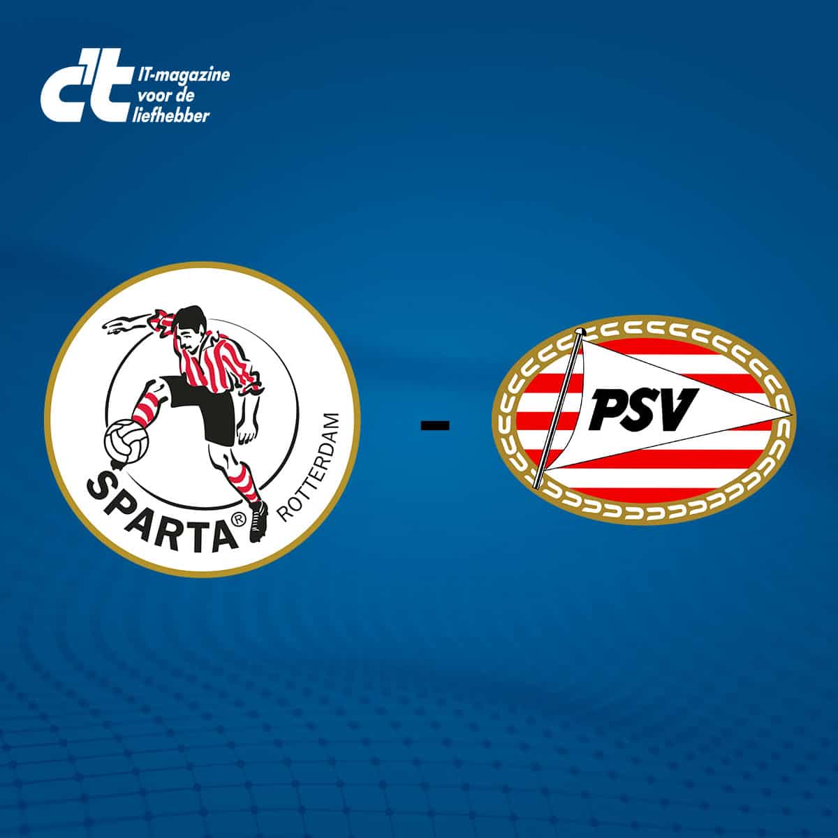 thumbnail voor Zo kun je gratis live Sparta Rotterdam – PSV Eindhoven kijken