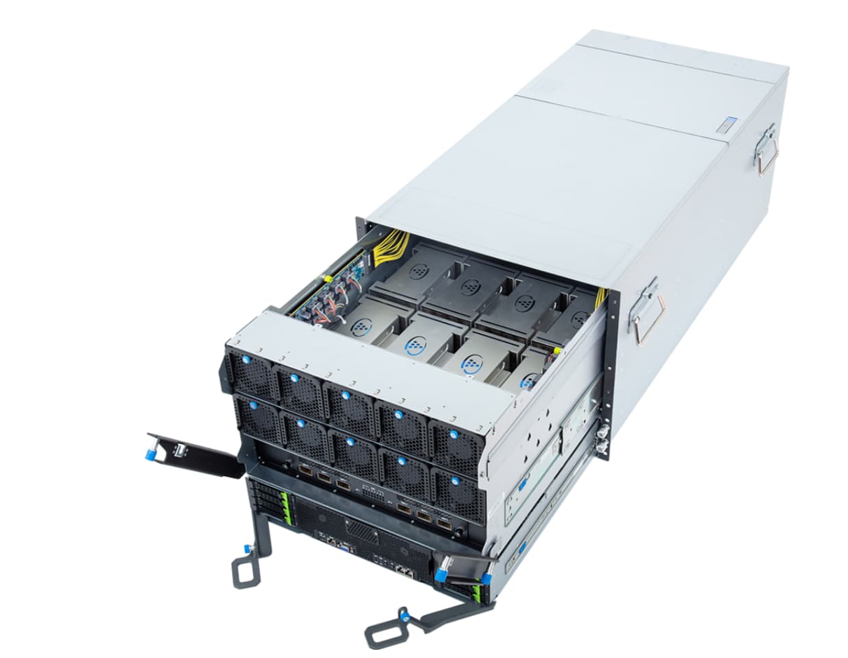 Gigabyte G893-SG1-AAX1 server met Intel Gaudi 3