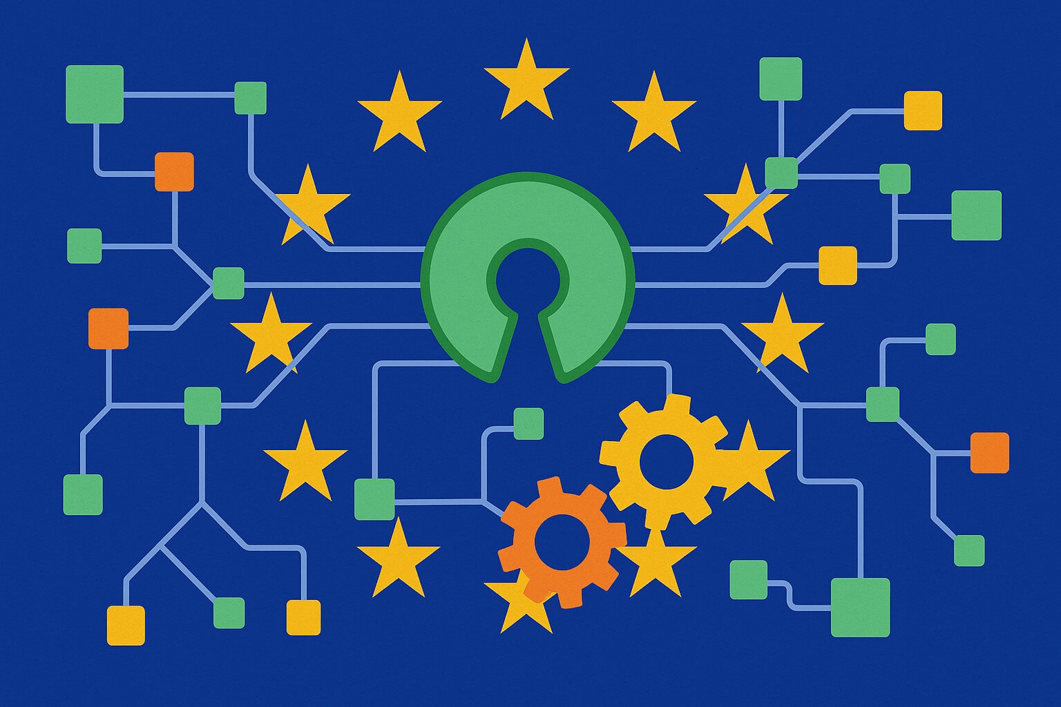 thumbnail voor Europa gebruikt opensource, maar draagt beperkt bij