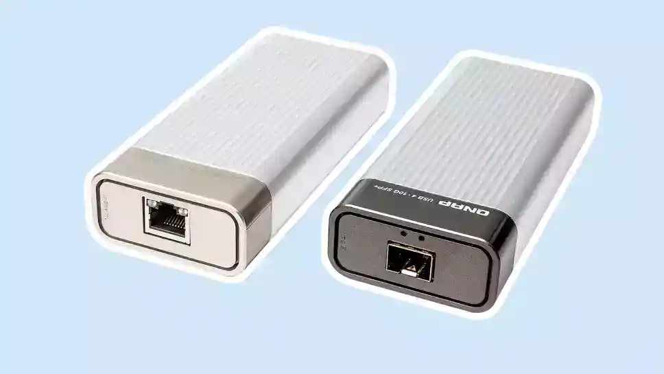 thumbnail voor QNAP QNA-UC10G1SF & QNA-UC10G1T review: 10 GbE via USB4