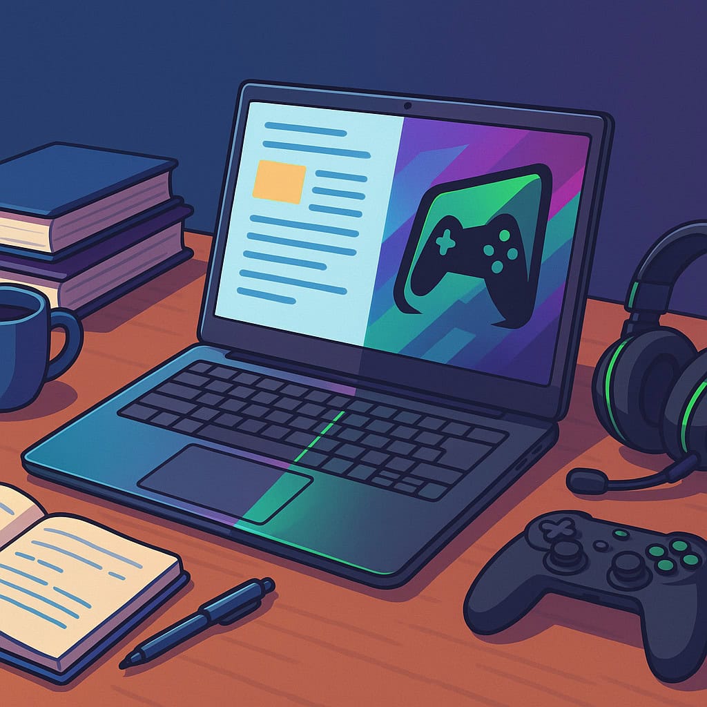 Cover voor De beste gaming laptops voor studenten