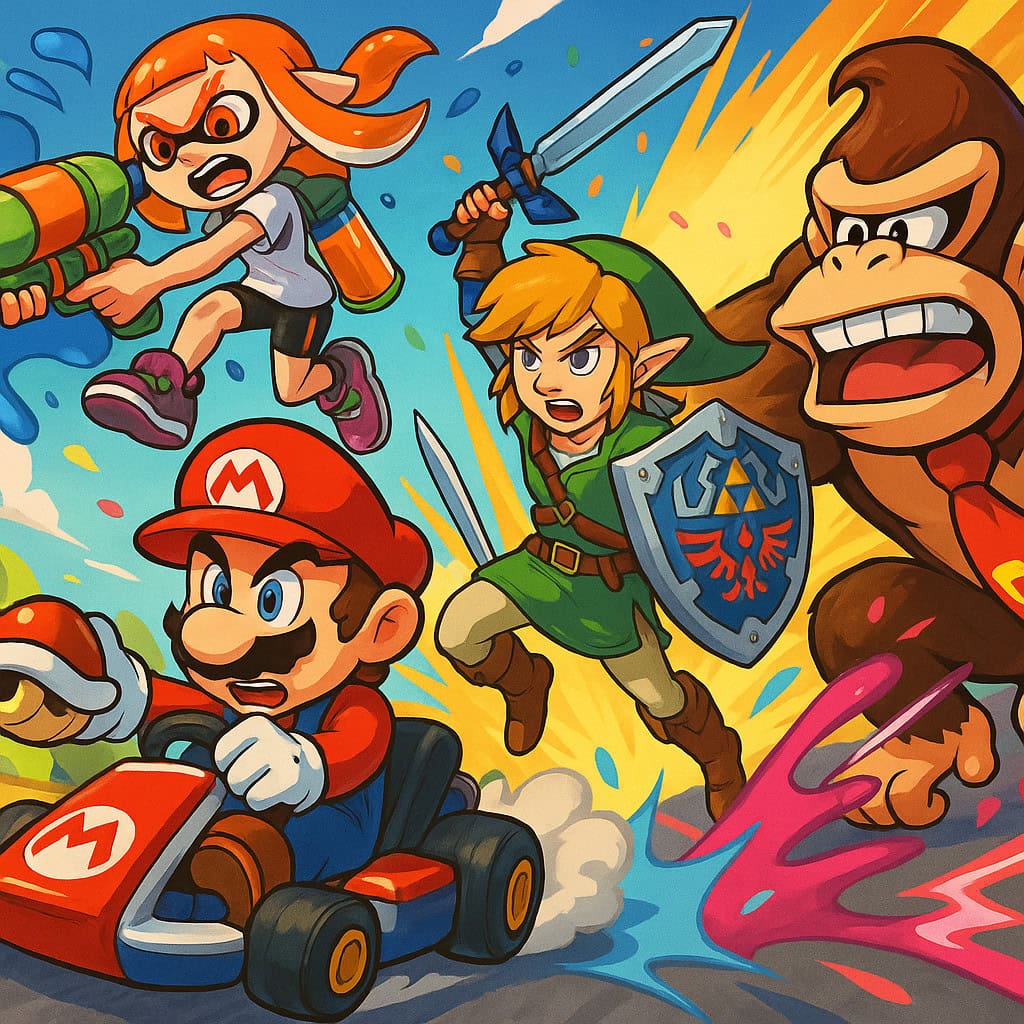 Cover voor Nintendo games die verrassend competitief zijn