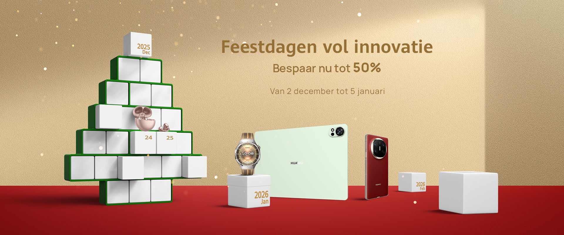 Huawei kerstcadeau kopen met korting sale 2025