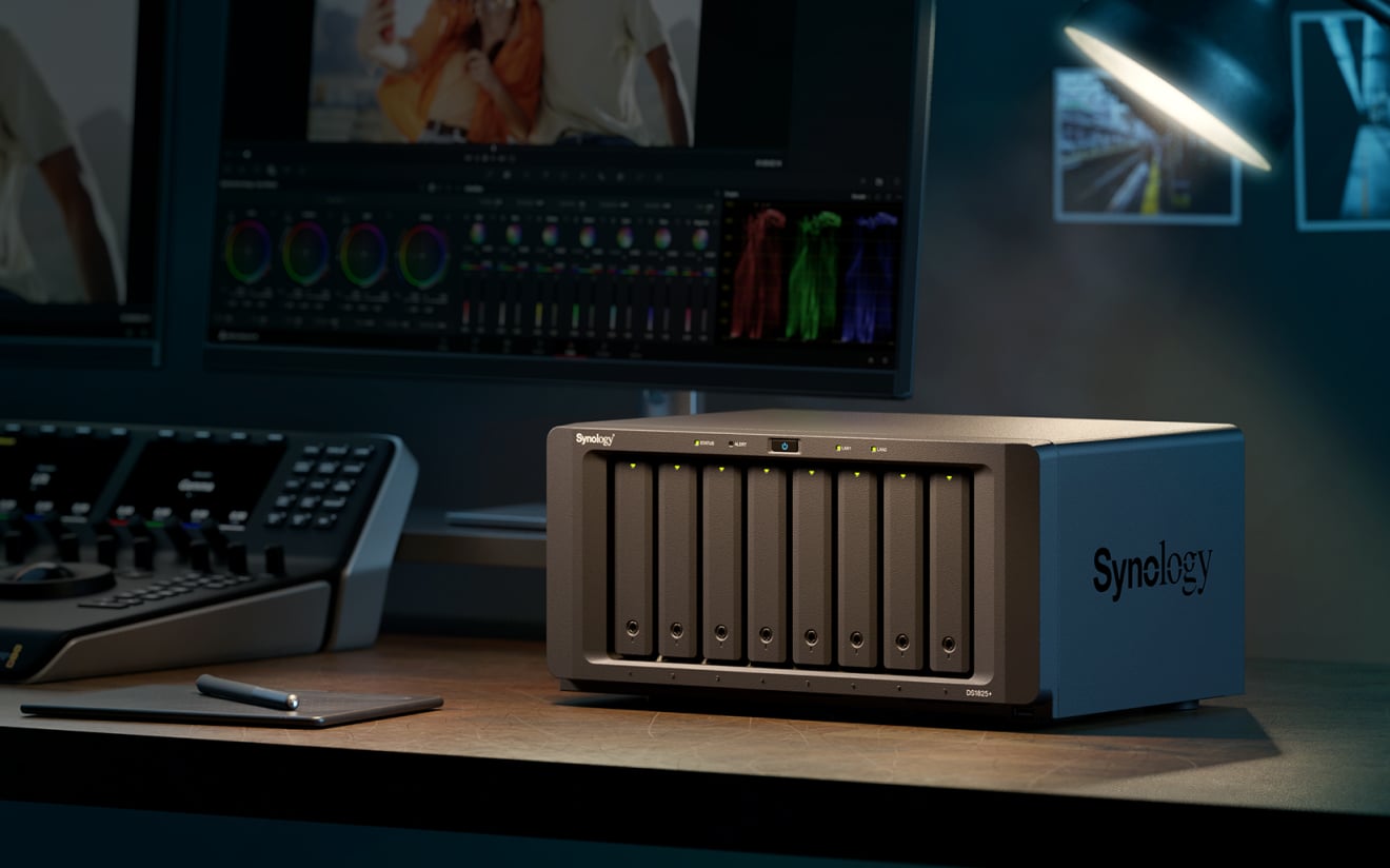 Cover voor Synology DS1825+: maximale opslag, maximale flexibiliteit
