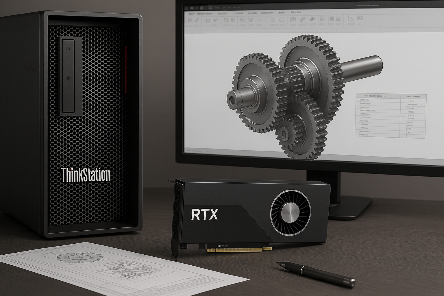 Cover voor Waarom een professionele grafische kaart onmisbaar is voor CAD