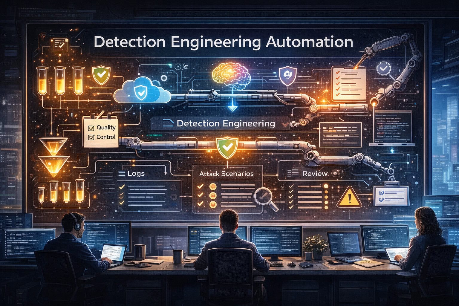 Cover voor Automatisering als bittere noodzaak: de toekomst van detection engineering