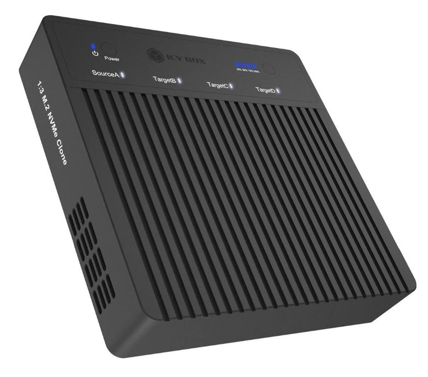 icy box m.2 nvme clone station