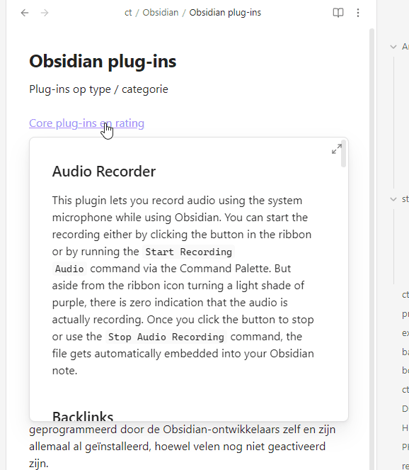 Obsidian workshop (deel 3) strategieën en methoden - linkview