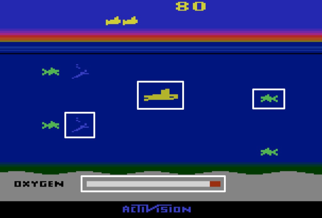 SeaQuest game door AI agent bestuurd