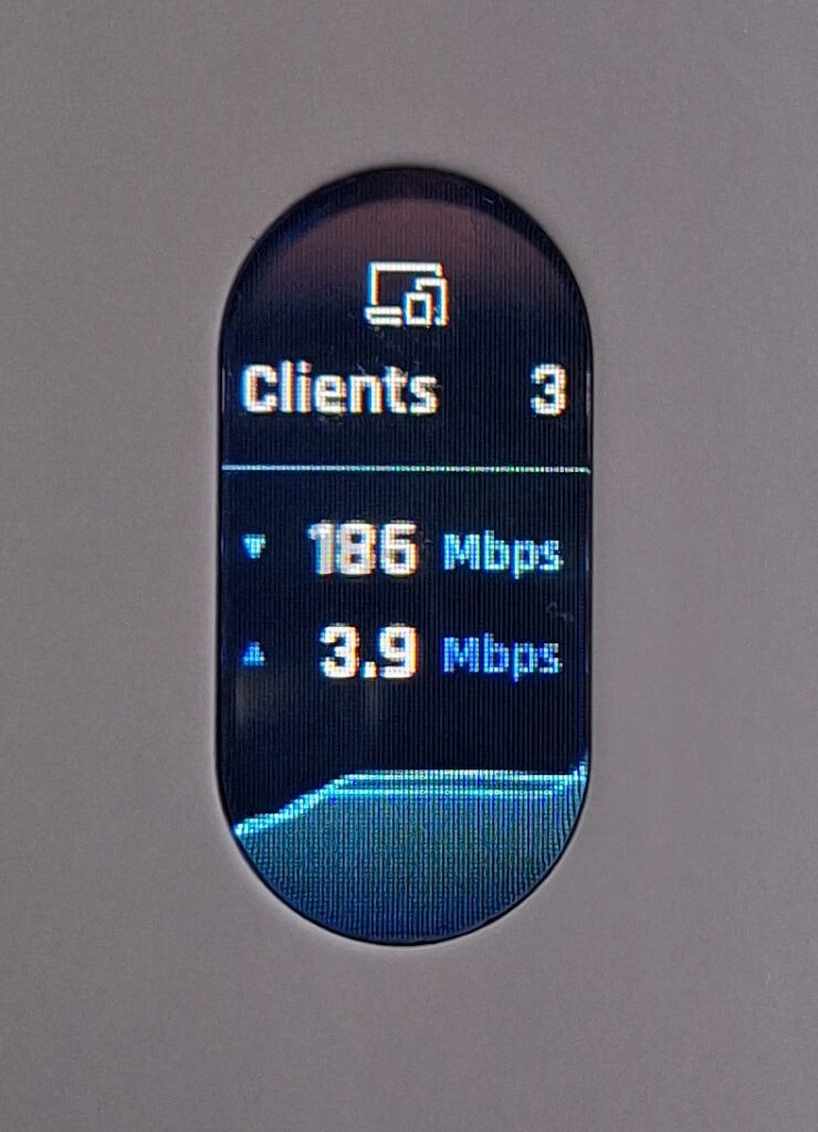 wifi7-tst ubiquiti dream machine display