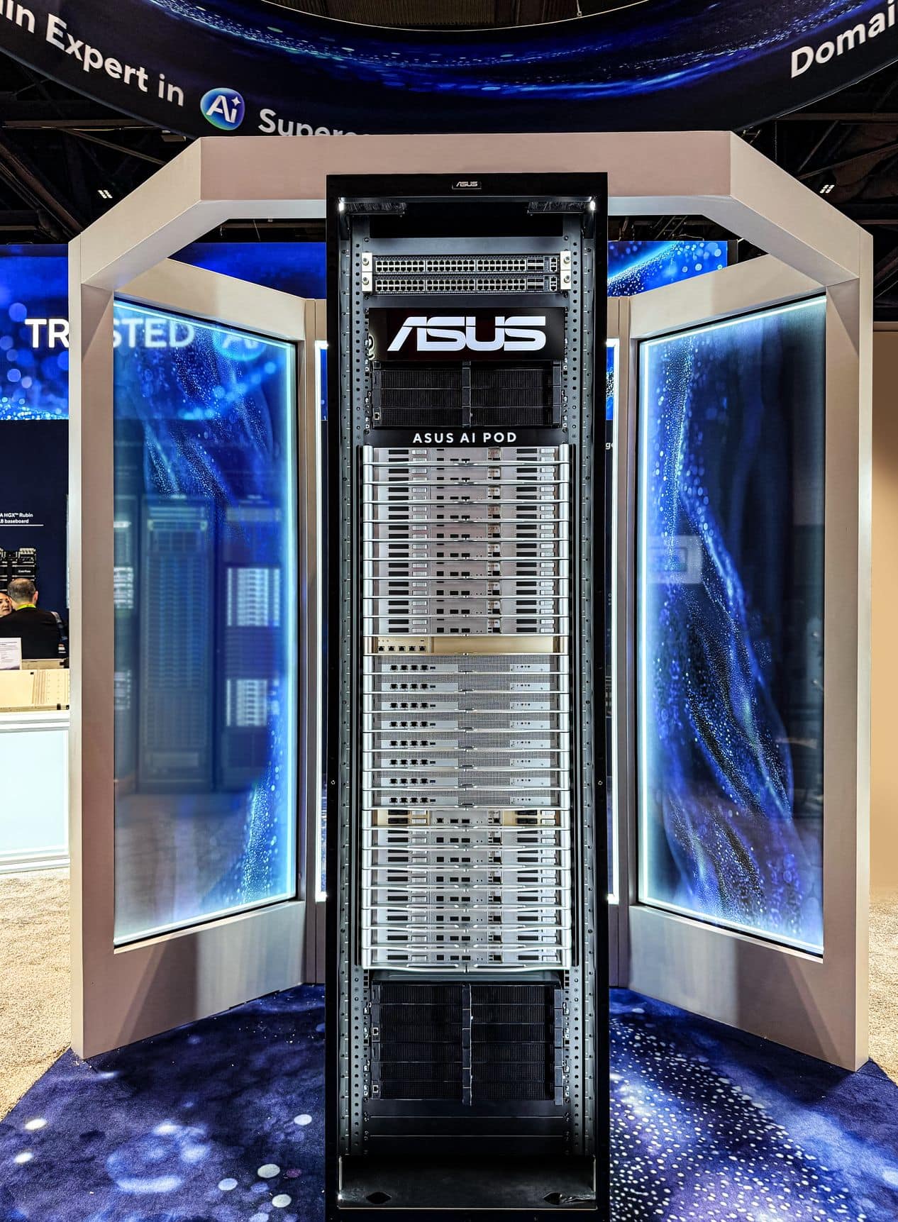 Cover voor Asus presenteert nieuwe AI-infrastructuur op basis van Nvidia Vera Rubin