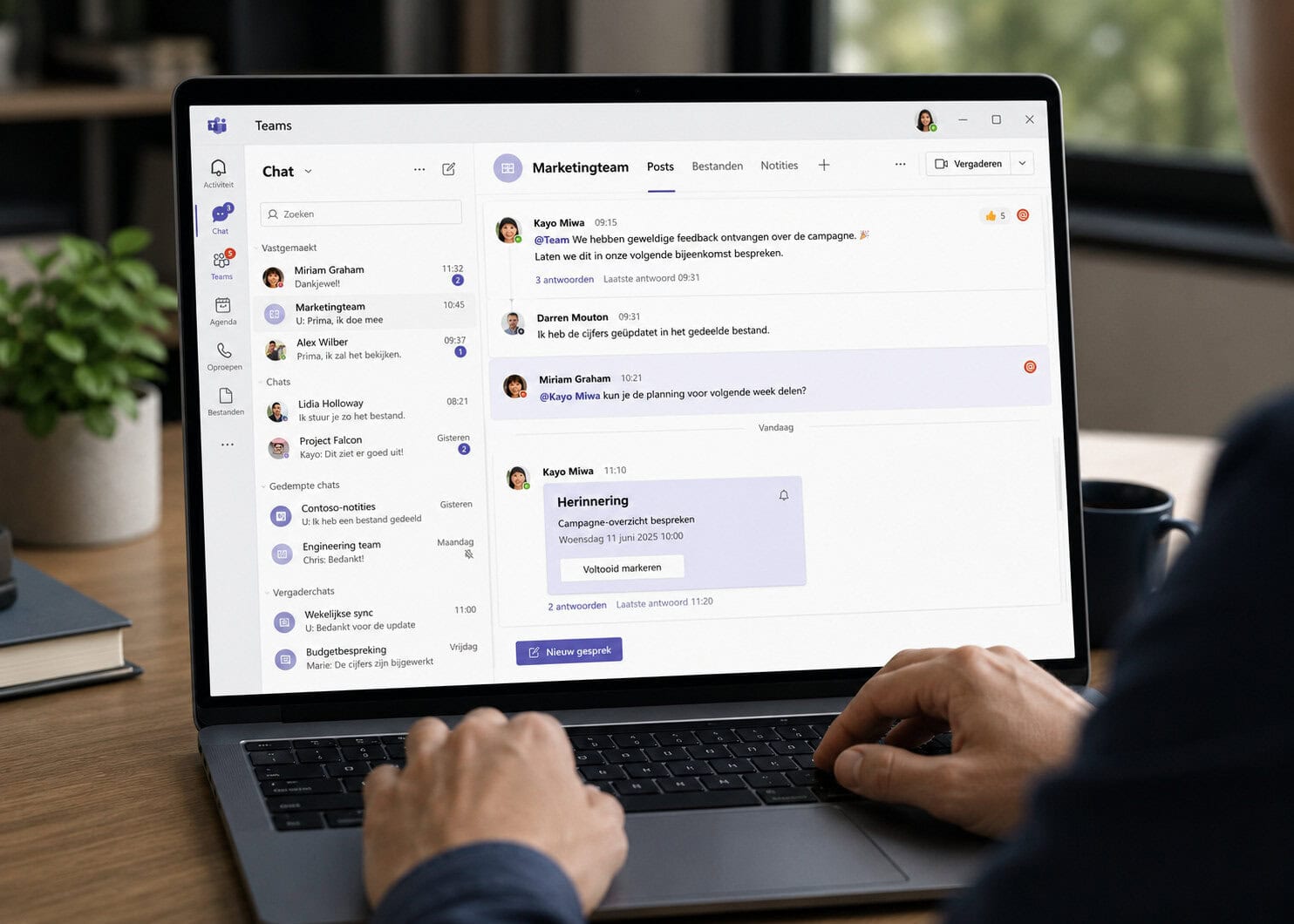 thumbnail voor Microsoft past meldingen in Teams verder aan