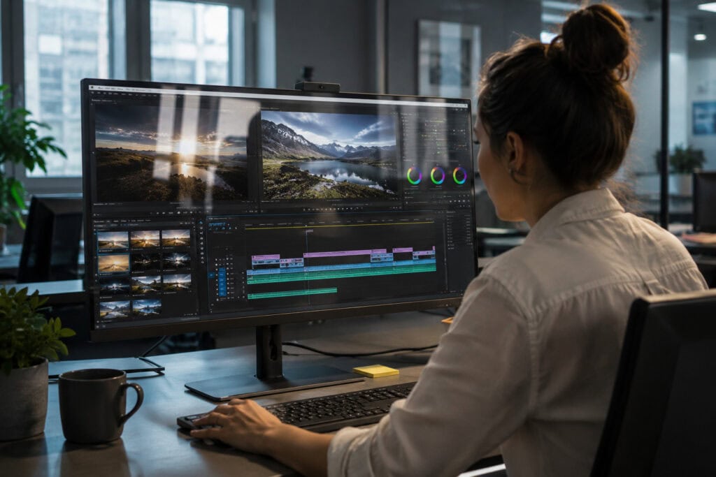 monitor ergonomie beeldschermwerk reflecties